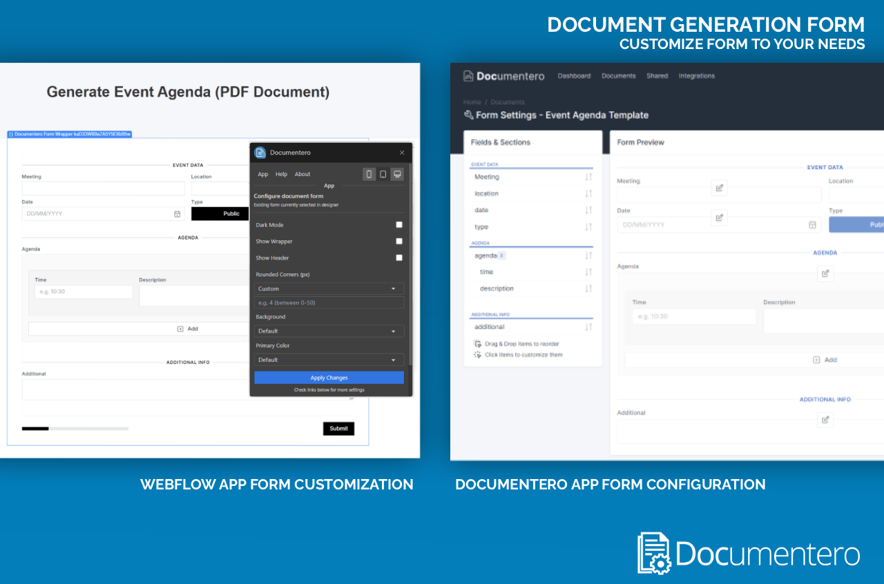 Document Templates Capabilities - Advanced Template Engine