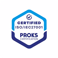 Logo des ISO27001 Zertifiers von Tanso, PROKS. 