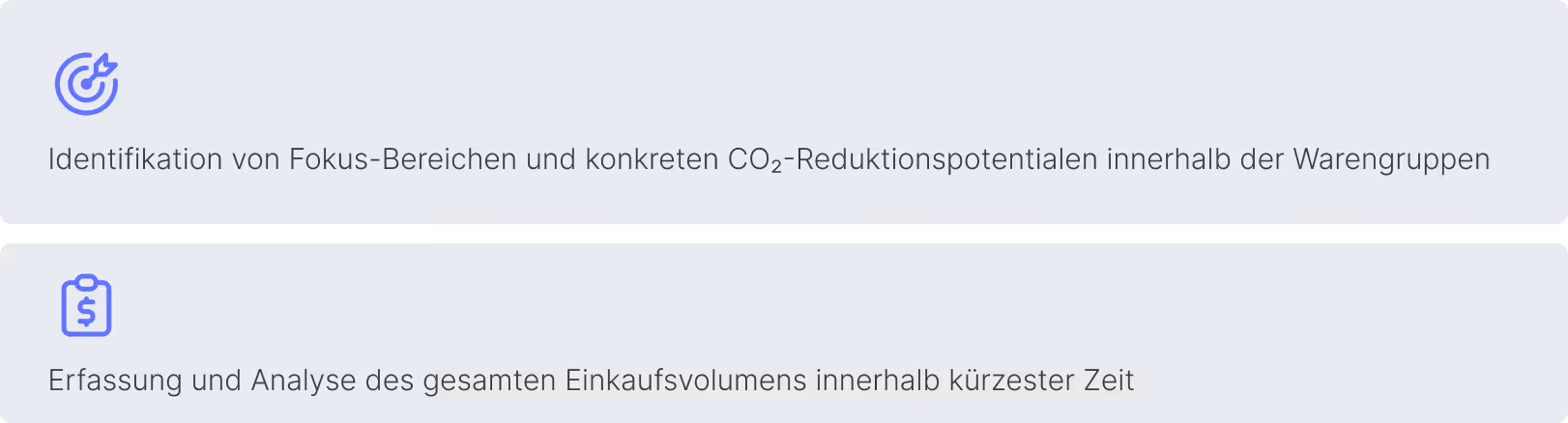 Analyse der Einkaufsvolumina bei Nexans zur Identifikation von Fokus-Bereichen und CO₂-Reduktionspotenzialen innerhalb von Warengruppen, durchgeführt innerhalb von fünf Wochen.