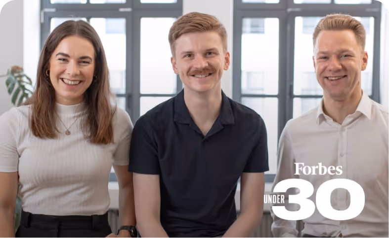 Tanso-Co-Founder auf Forbes 30 Under 30 Europe Liste 2025