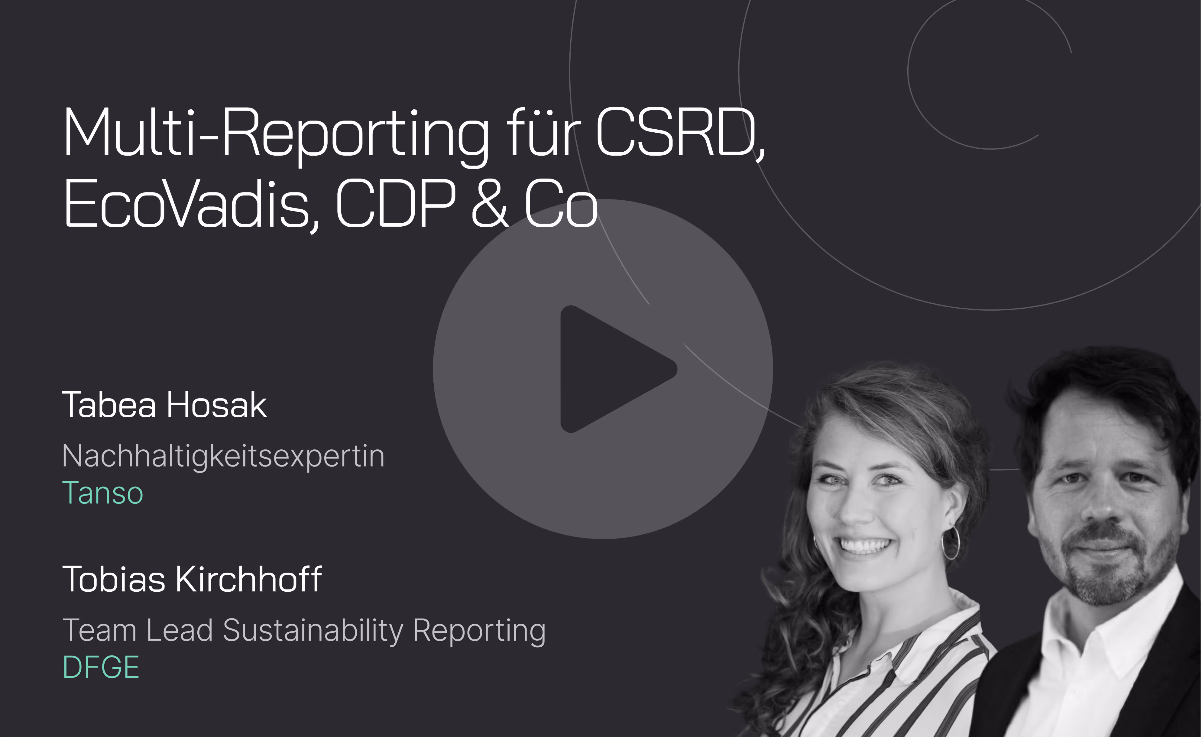 Webinar: Multi-Reporting für CSRD, EcoVadis & CDP