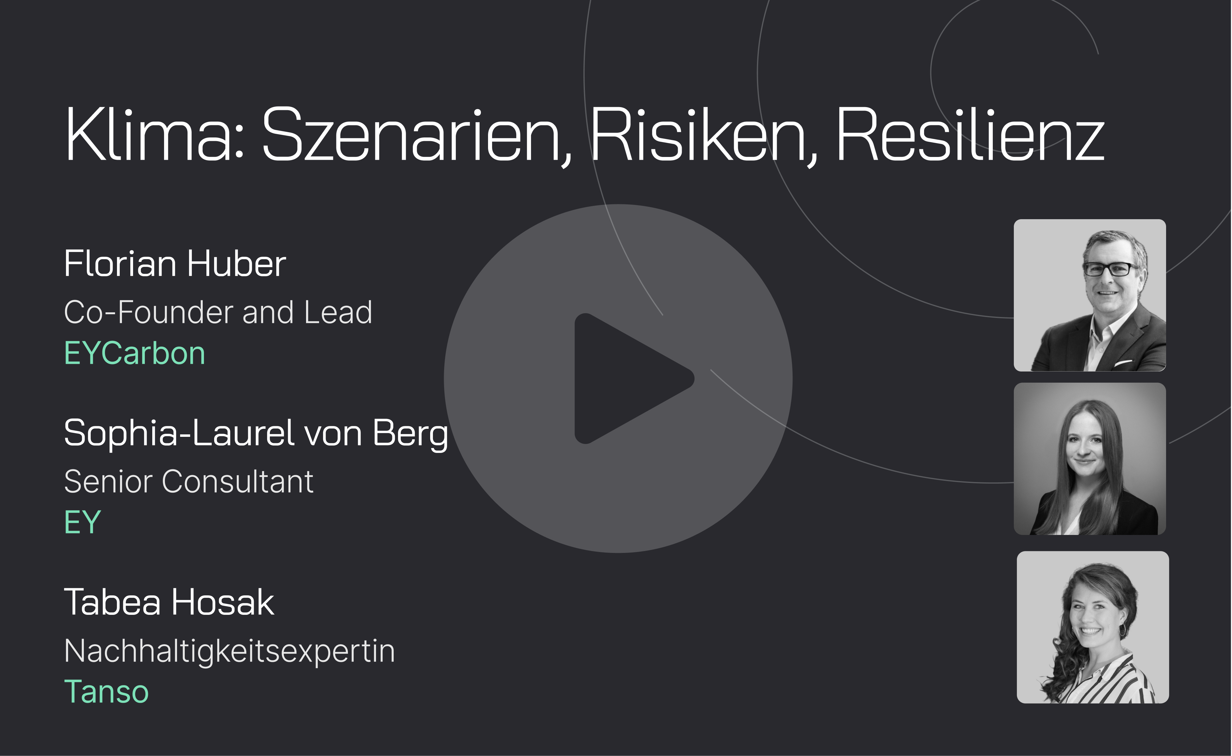 Webinar zu Klima: Szenarien, Risiken, Resilienz