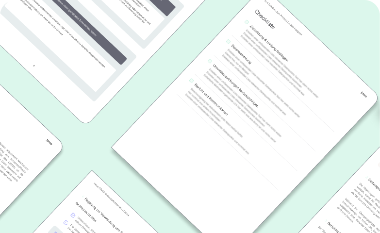 Checkliste: PCF-Anfragen 