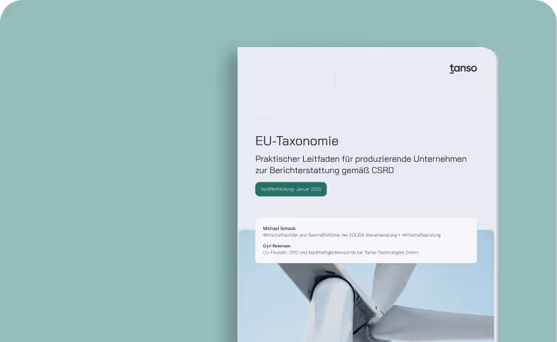 Seite für den Downdload des Guide zur EU-Taxonomie