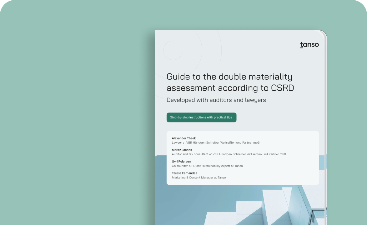 Page to download the double materiality assessment guide to CSRD