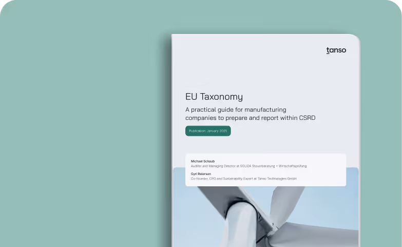 Page for downloading the EU Taxonomy Guide
