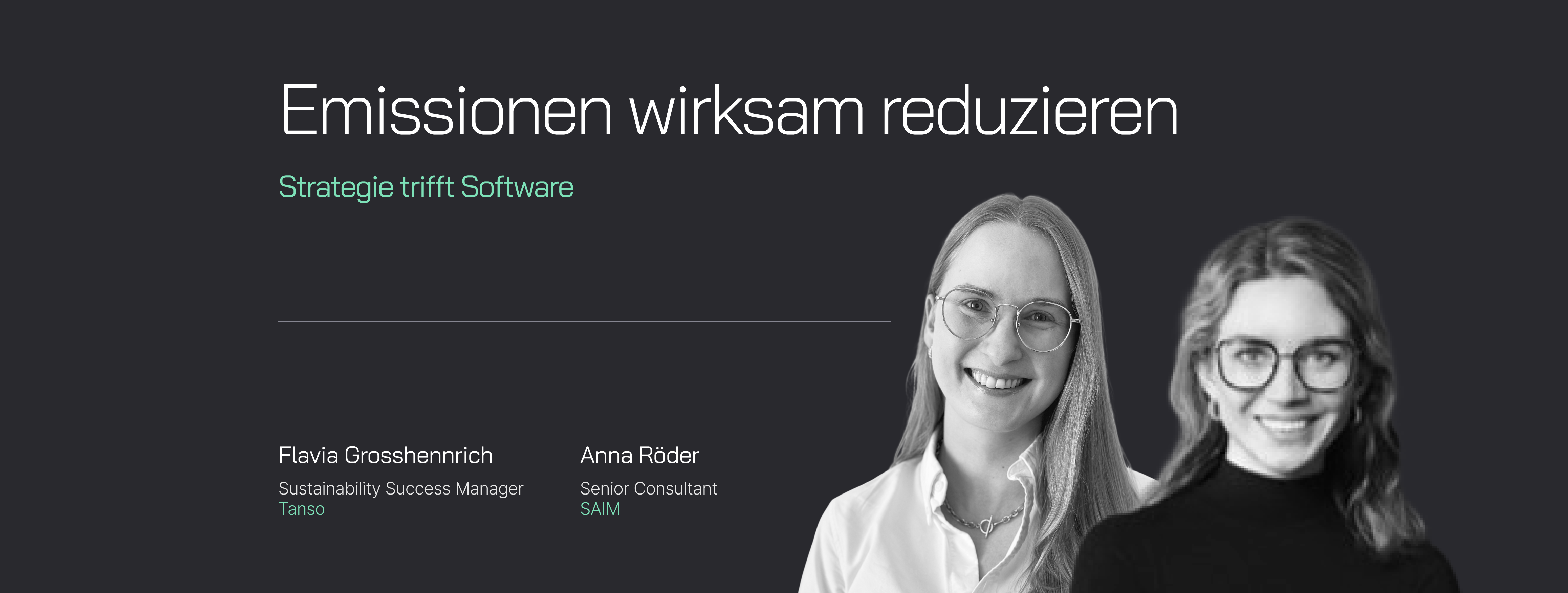 Webinar: Emissionen wirksam reduzieren - Strategie trifft Software