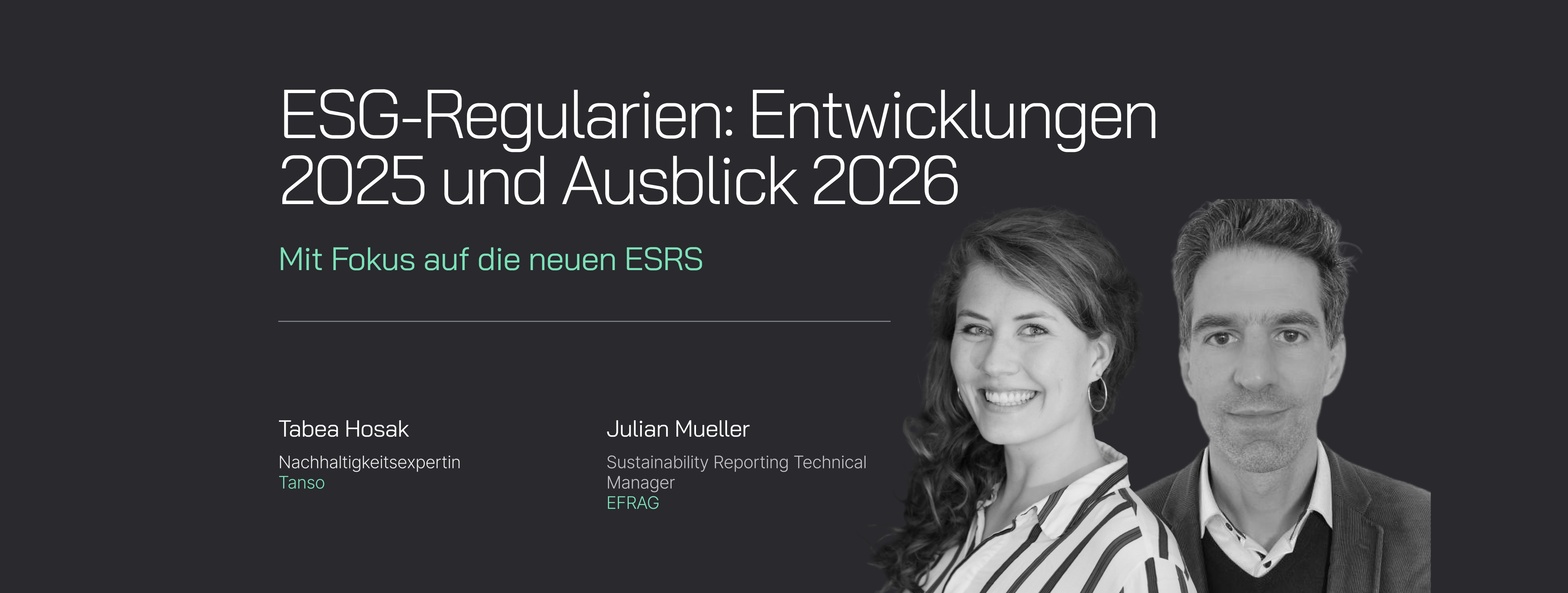 German webinar on ESG Regulations in the EU: Review of 2025 & Outlook for 2026