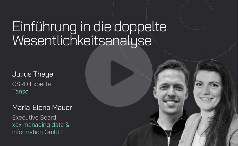 Downloadseite für das Webinar: Einführung in die doppelte Wesentlichkeitsanalyse