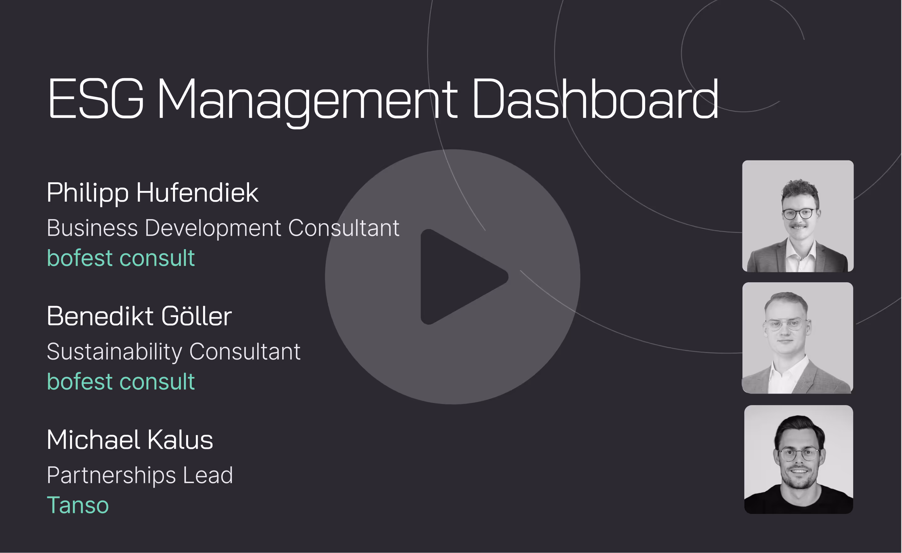 Webinar: ESG Management Dashboard – Consolidated Data for Informed Decision-Making