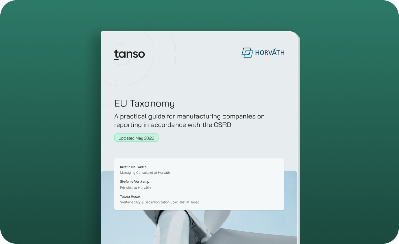 Page for downloading the EU Taxonomy Guide