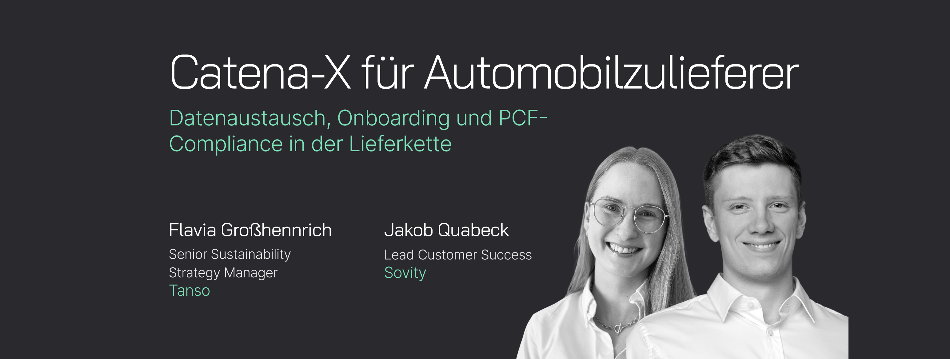 Webinar: Catena-X für Automobilzulieferer: Datenaustausch, Onboarding und PCF-Compliance in der Lief