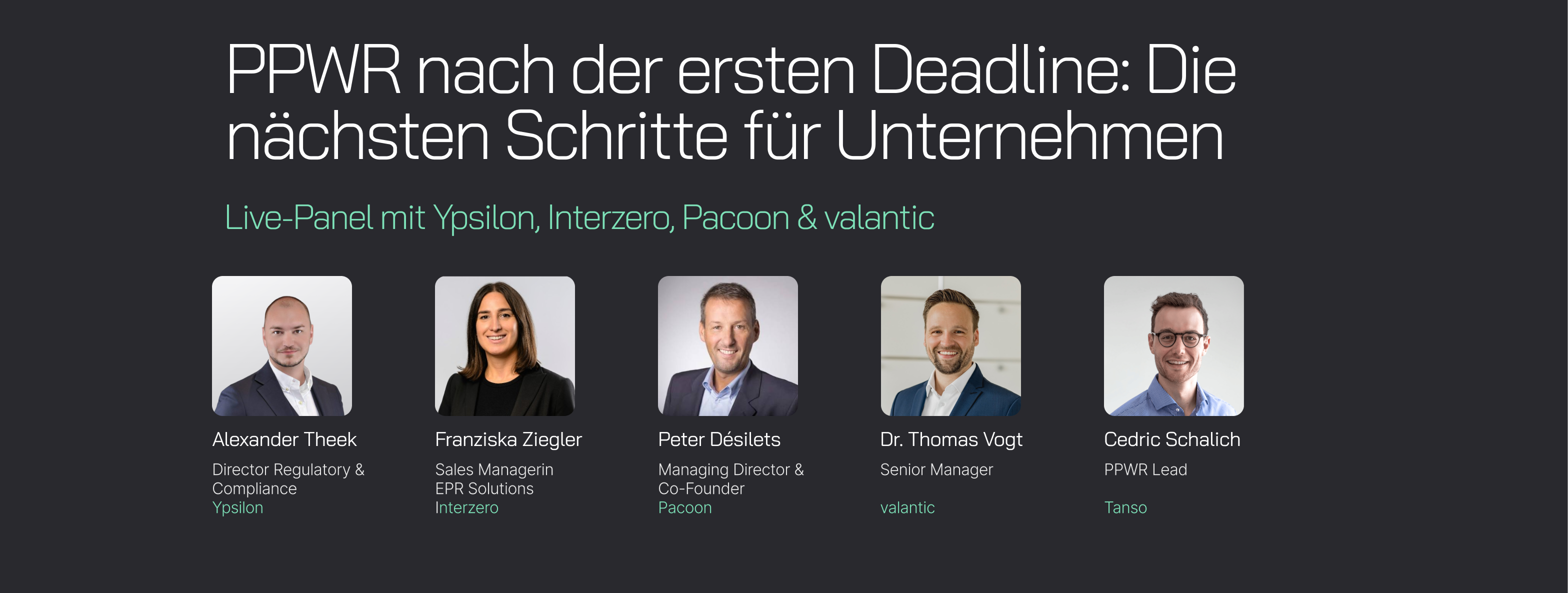 Webinar zur PPWR nach der ersten Deadline: Die nächsten Schritte für Unternehmen