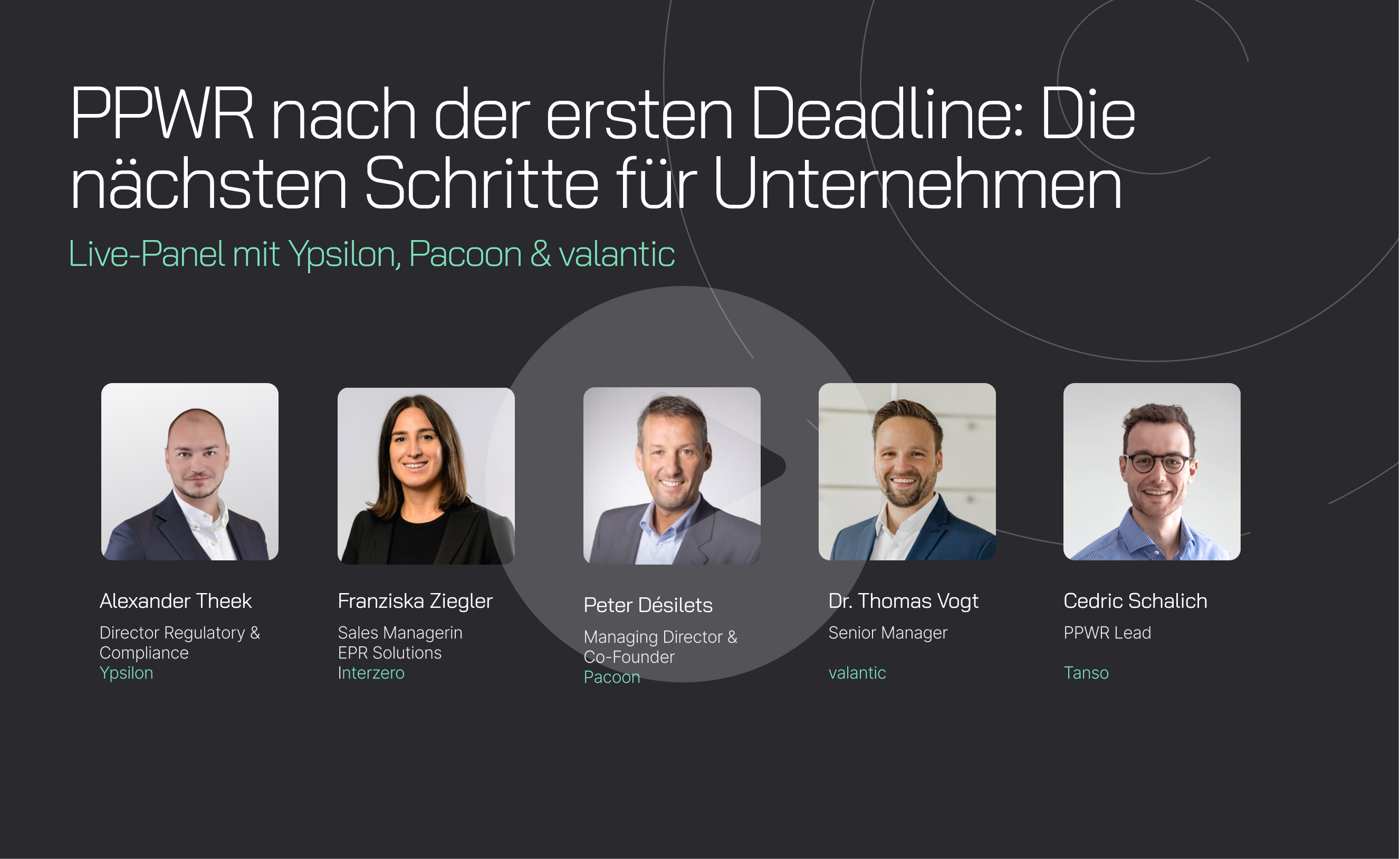 Webinar on PPWR after the first deadline: The next steps for companies