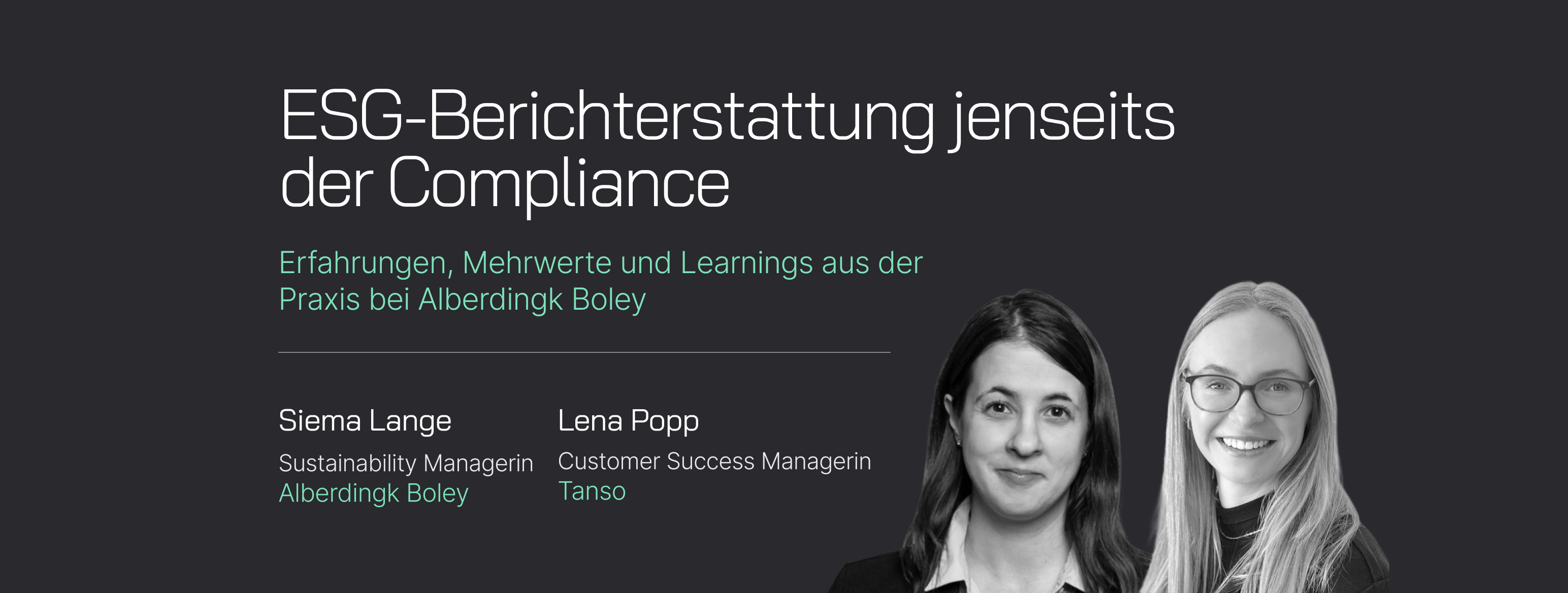 Webinar: ESG Berichterstattung bei Alberdingk Boley