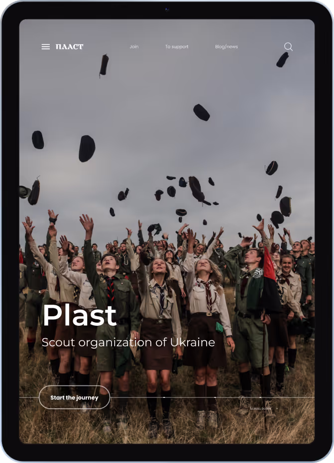 Plast — web platform interface