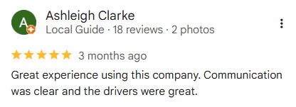 Google Review - Get Corfu Transfer