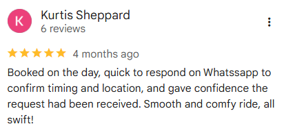 Google Review - Get Corfu Transfer