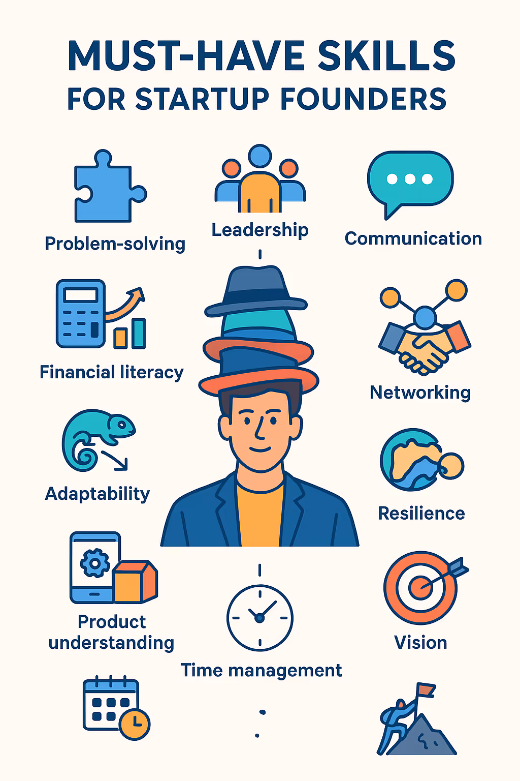 Must have skills for startup founders