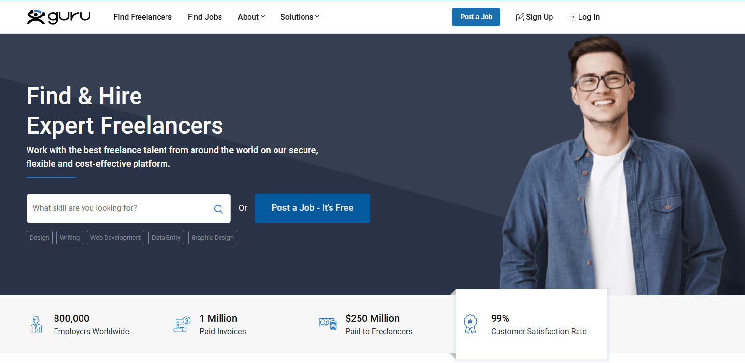 Guru – A budget-friendly alternative with flexible contracts