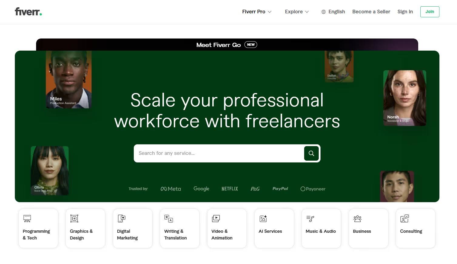 Fiverr – The best platform for quick and affordable freelance projects