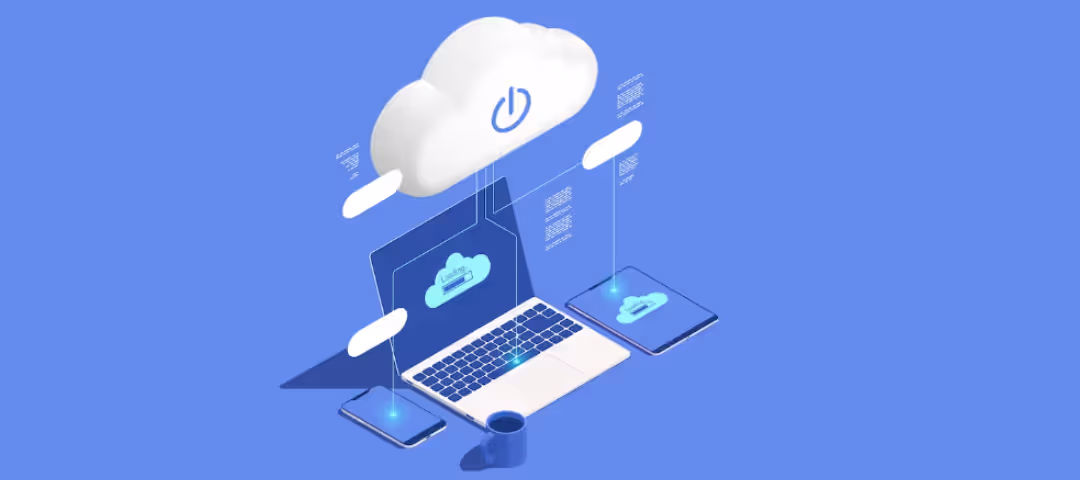 Illustration of cloud infrastructure 