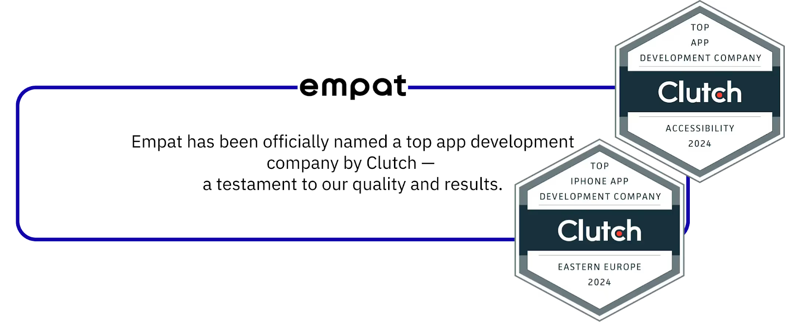 top app development company by Clutch 