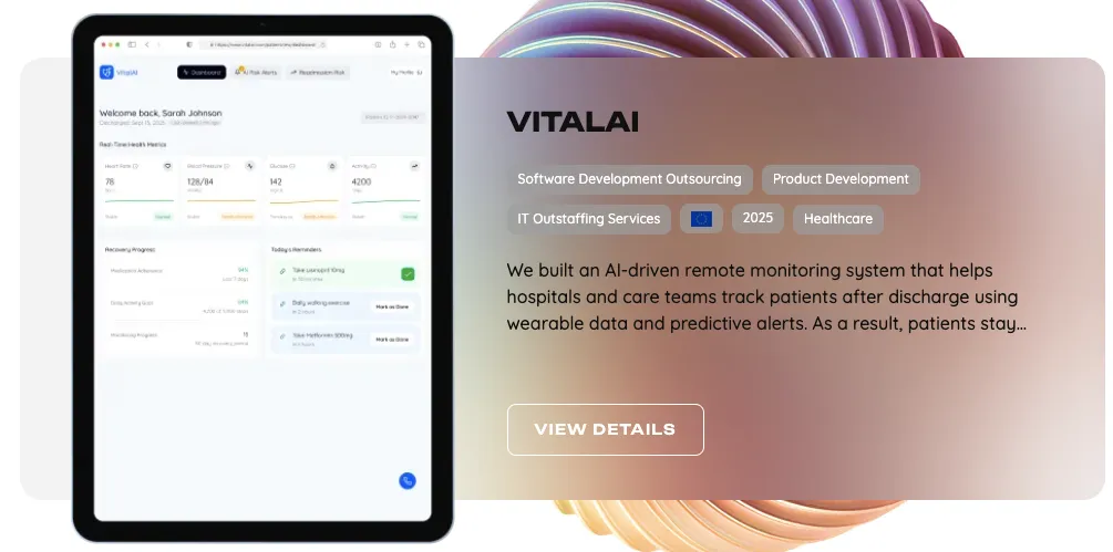 AI application in the healthcare industry example