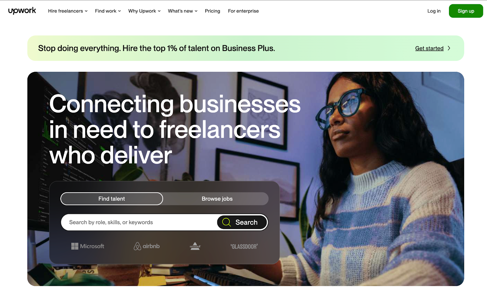 upwork to hire freelancers