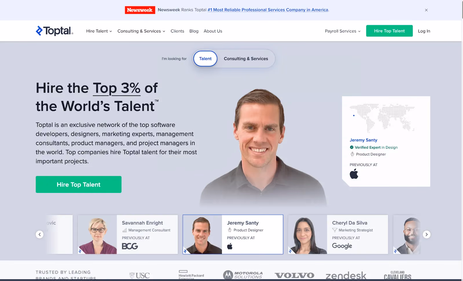 toptal hiring platform
