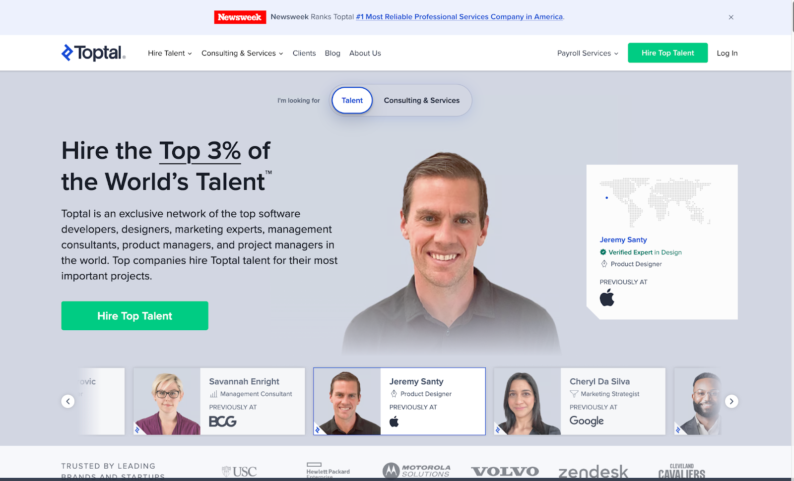 toptal hiring platform