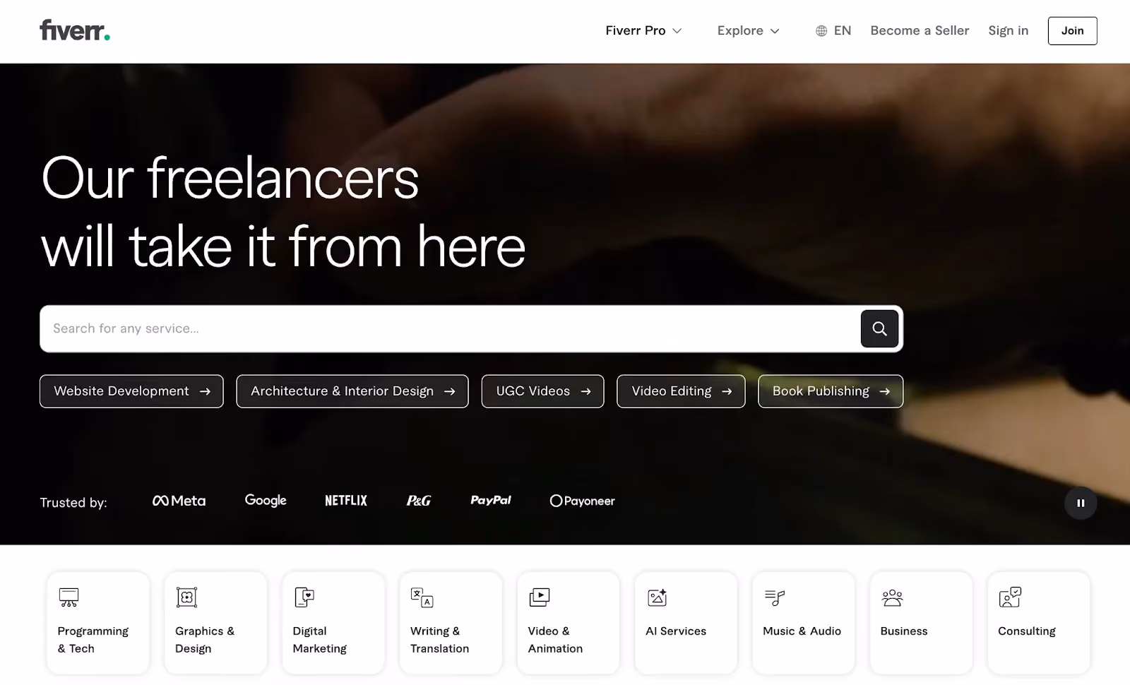 Fiverr hiring platform