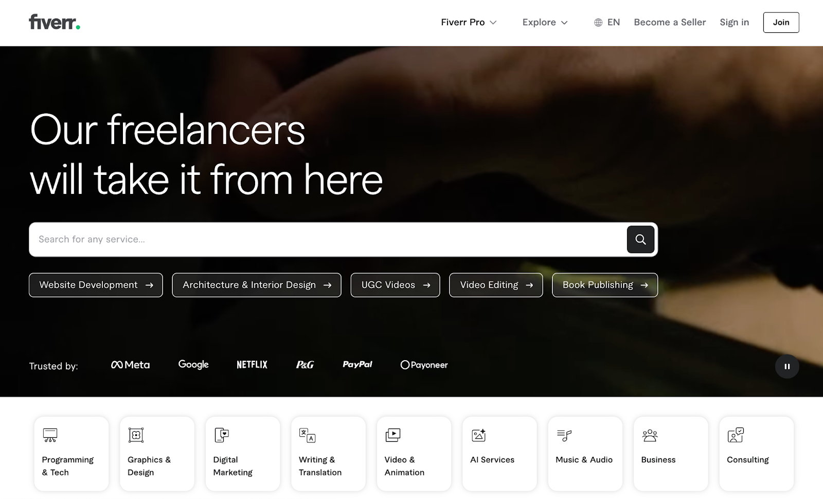 Fiverr hiring platform