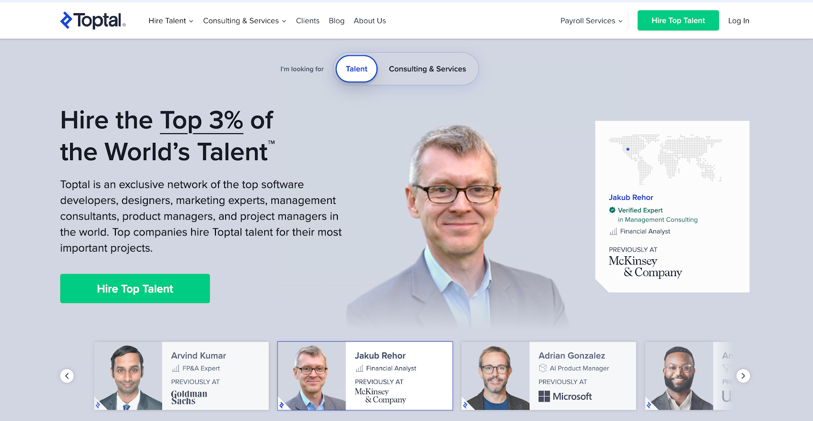 Toptal turing alternative