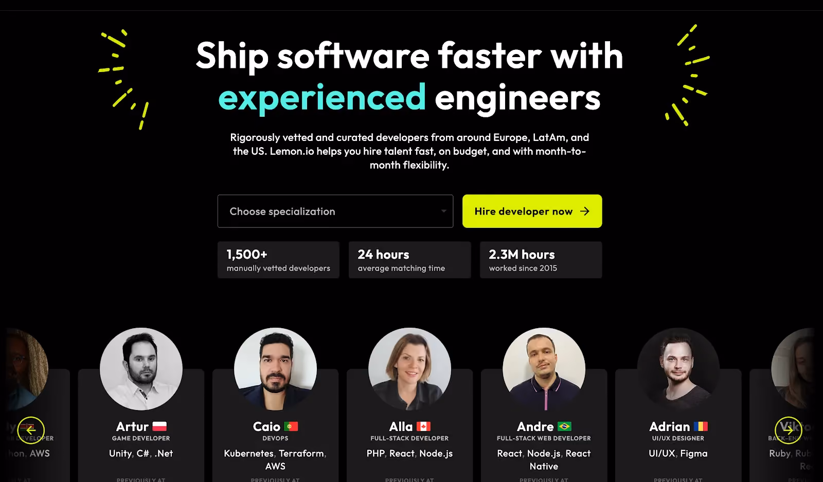 Lemon.io turing alternative