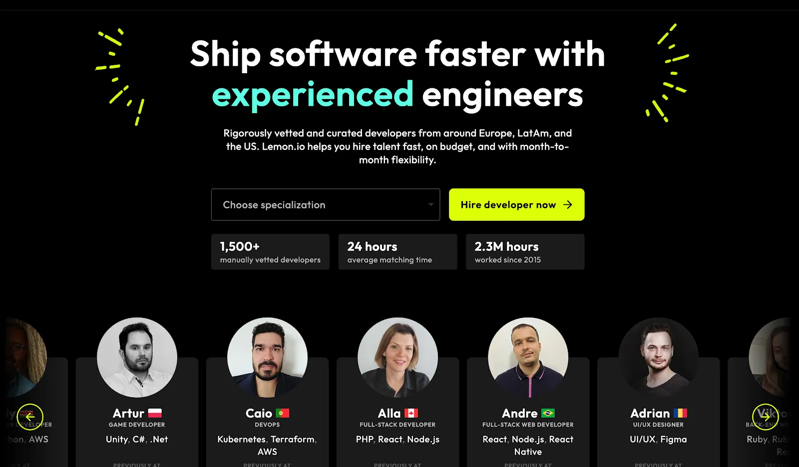 Lemon.io turing alternative