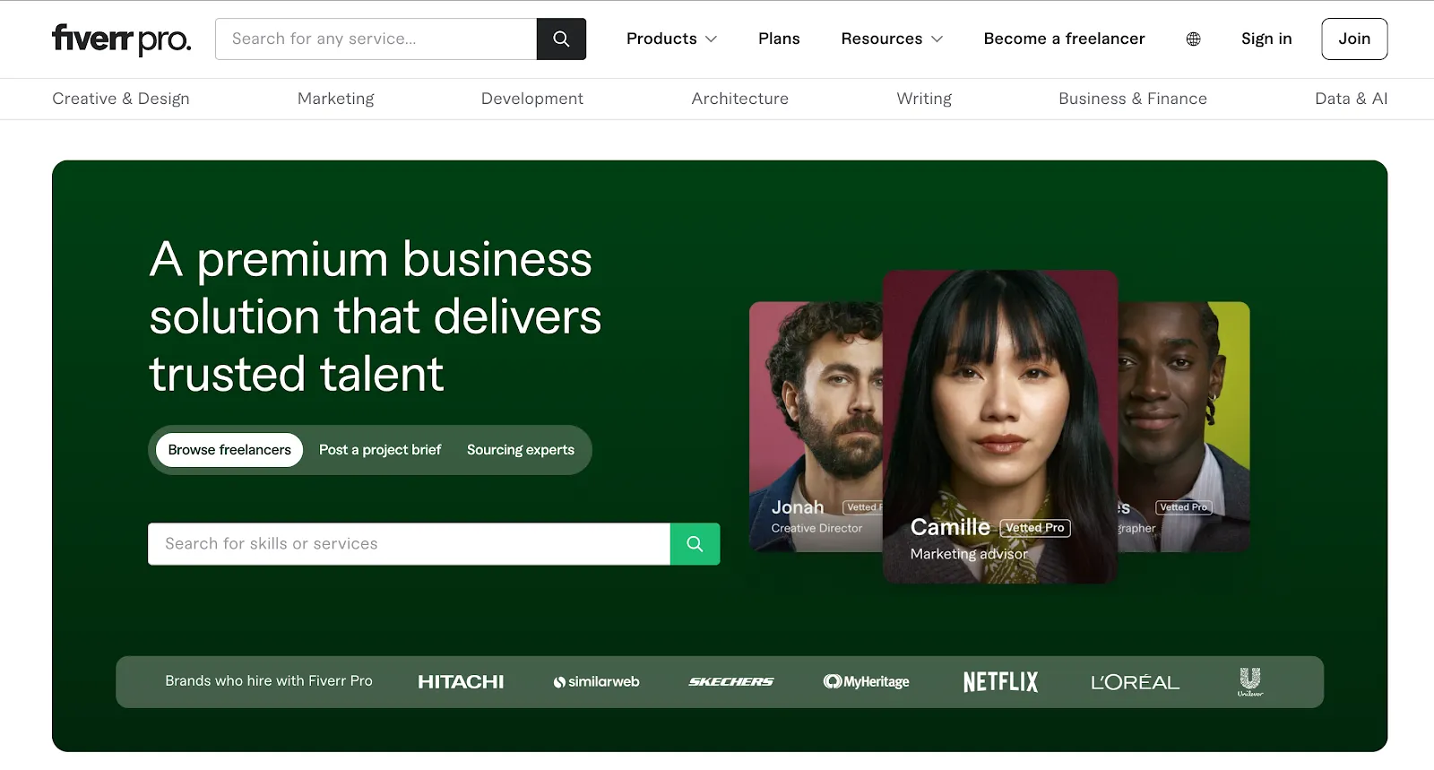 Fiverr Pro  turing alternative