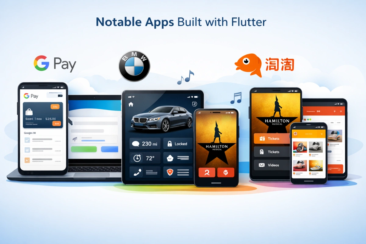 Notable apps built with Flutter