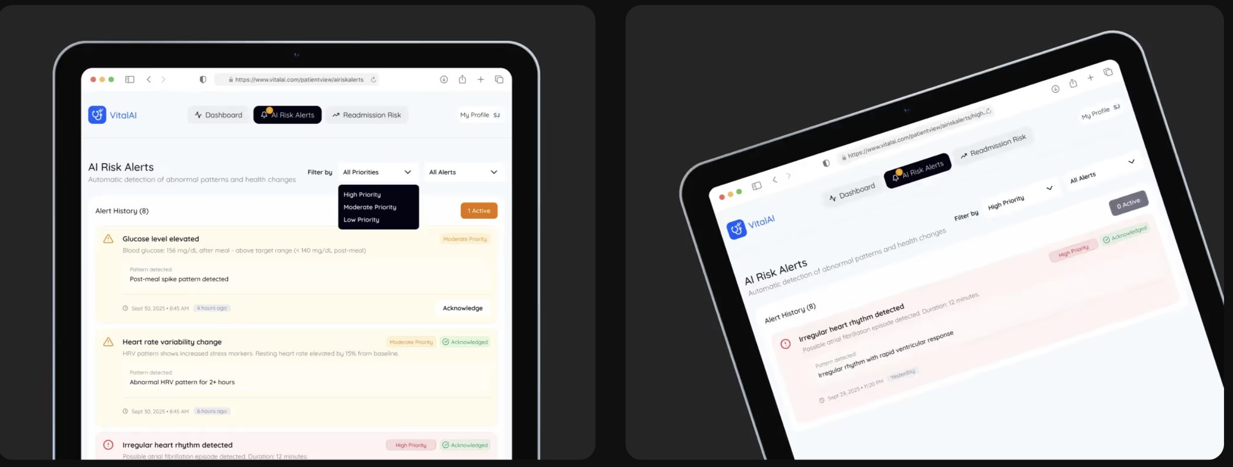 App store listing screenshot for a wellness app with a guided-session interface