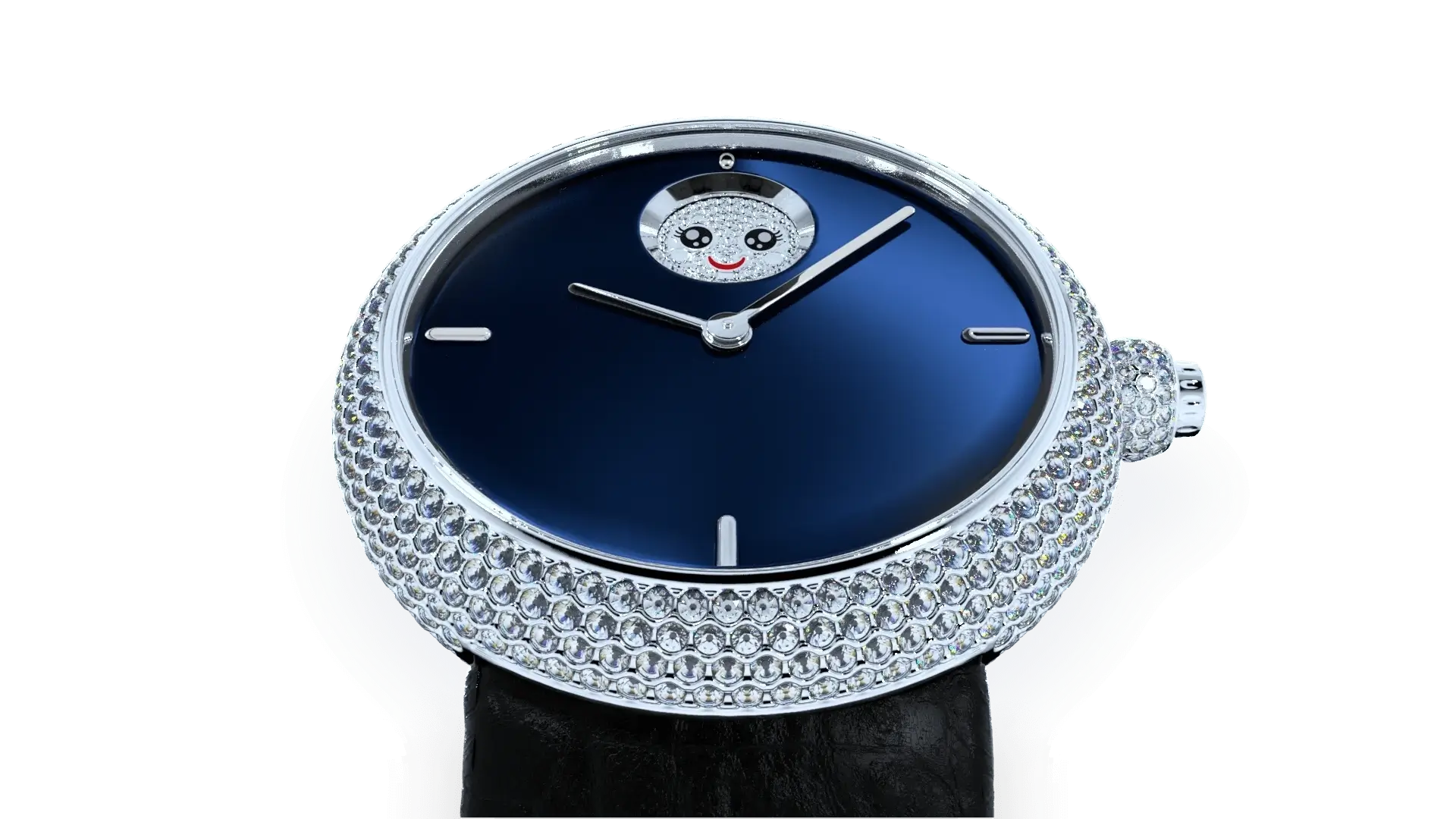 Emoji Light Diamonds Blue