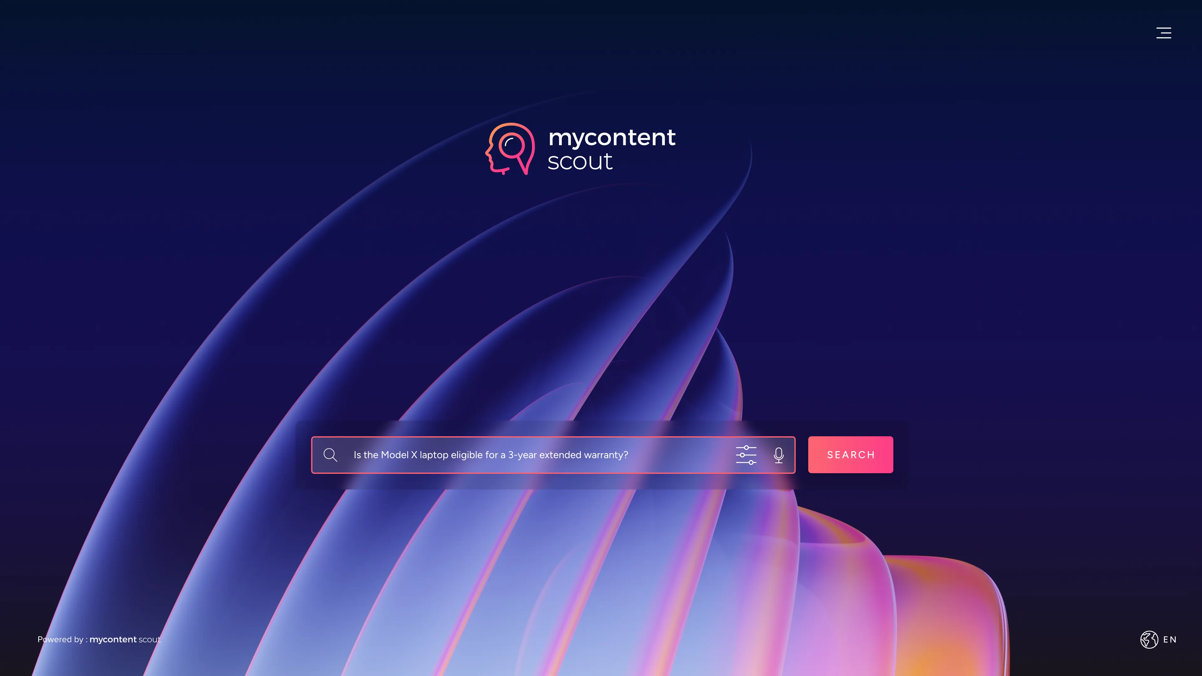 MyContentScout Search