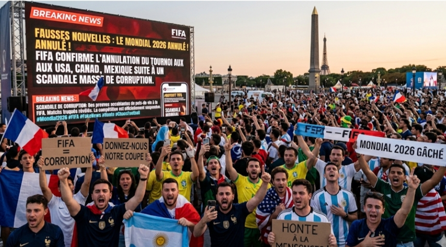exemple Fake News - Coupe du Monde de foot - IA Gemini 