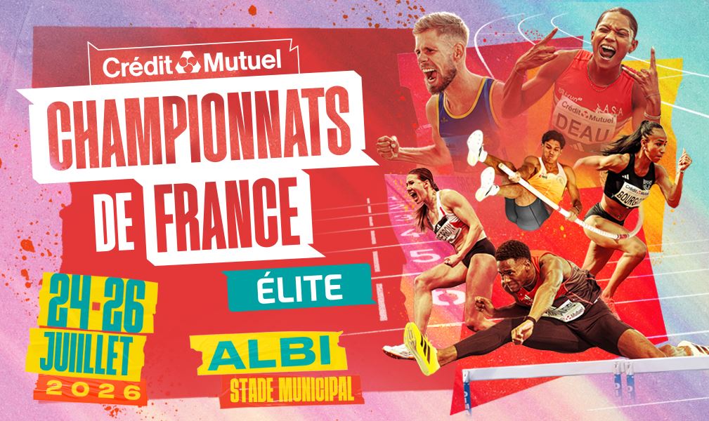 affiche officielle championnats de France athlétisme