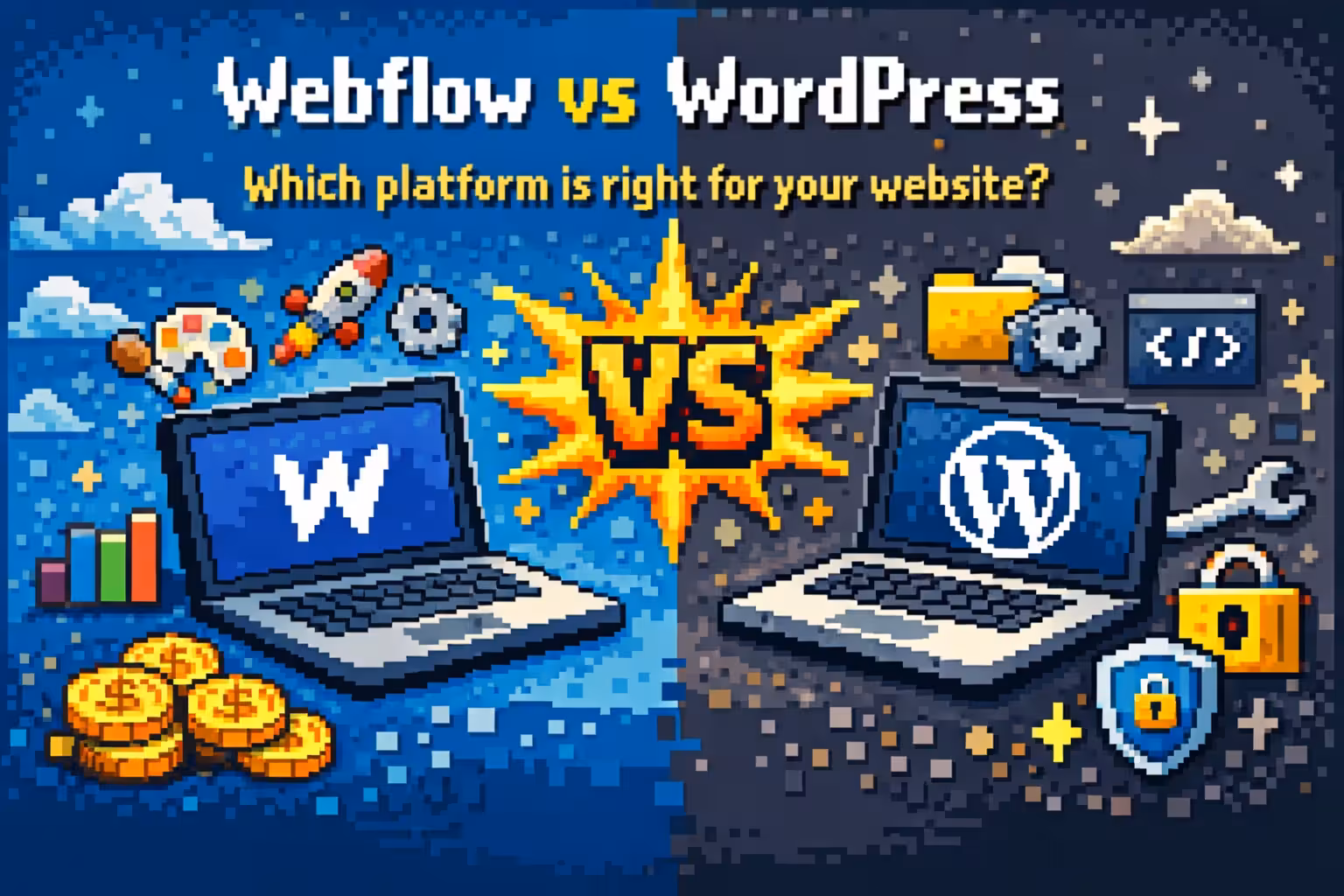 Webflow vs WordPress which platform is right for your website