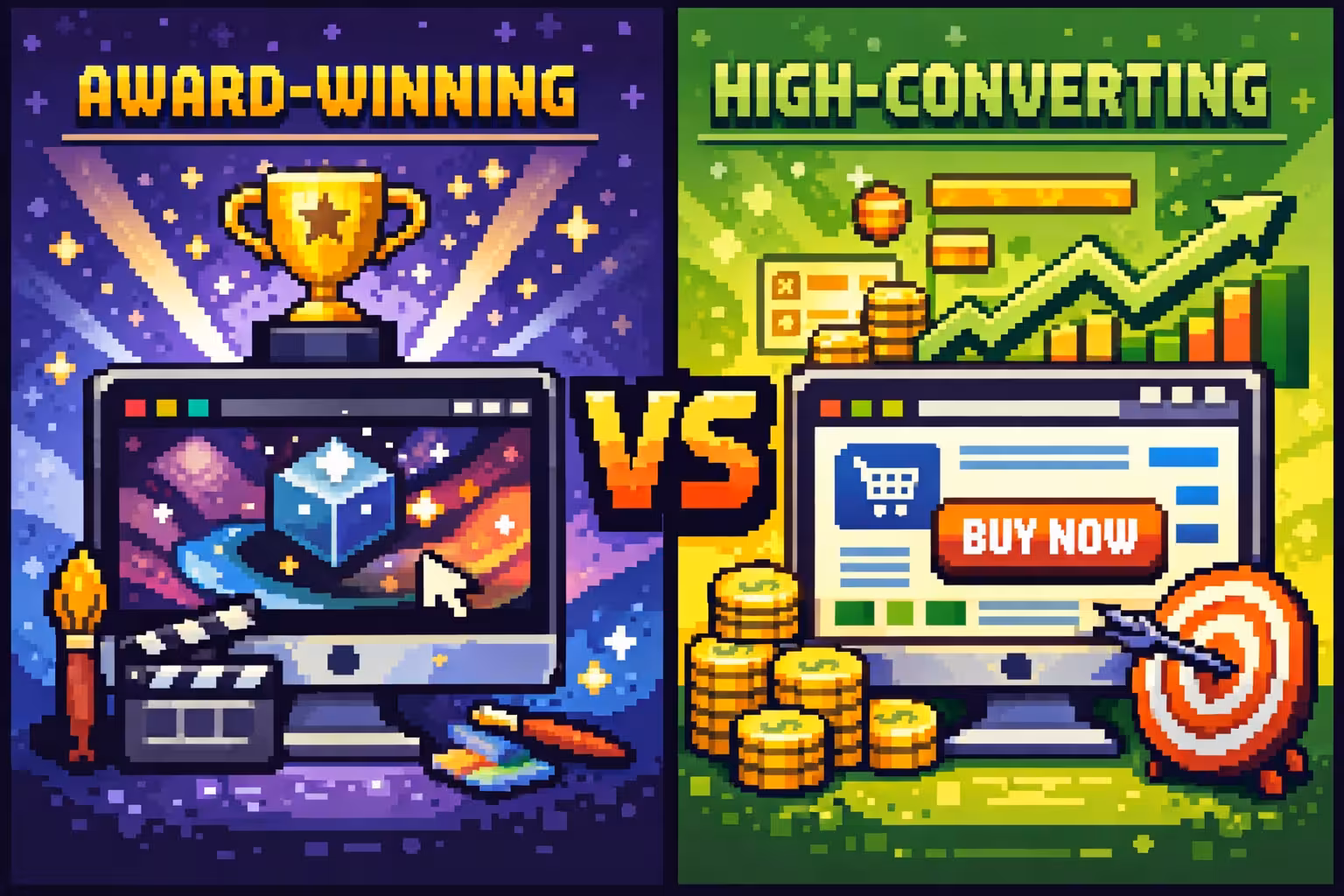The difference between award-winning and high-converting websites