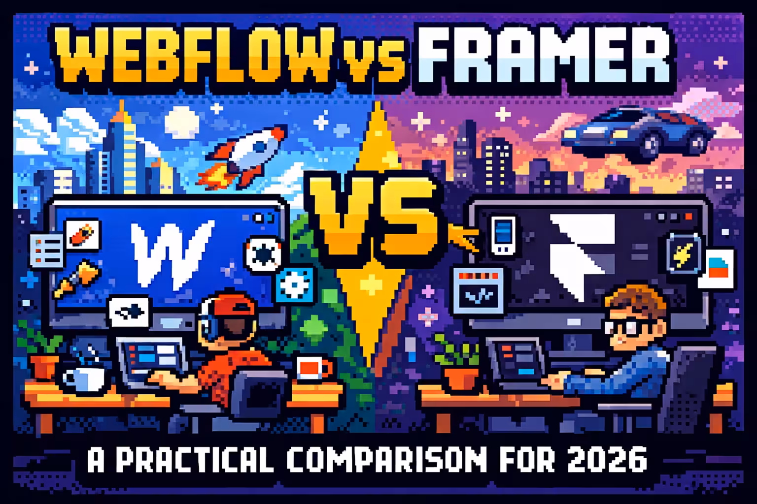 Webflow and Framer: A Practical Comparison for 2026