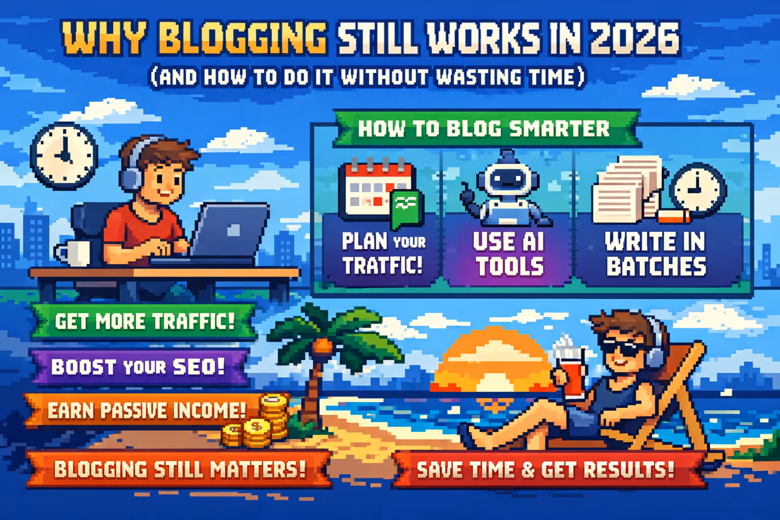 Why blogging still works in 2026 (and how to do it without wasting time)