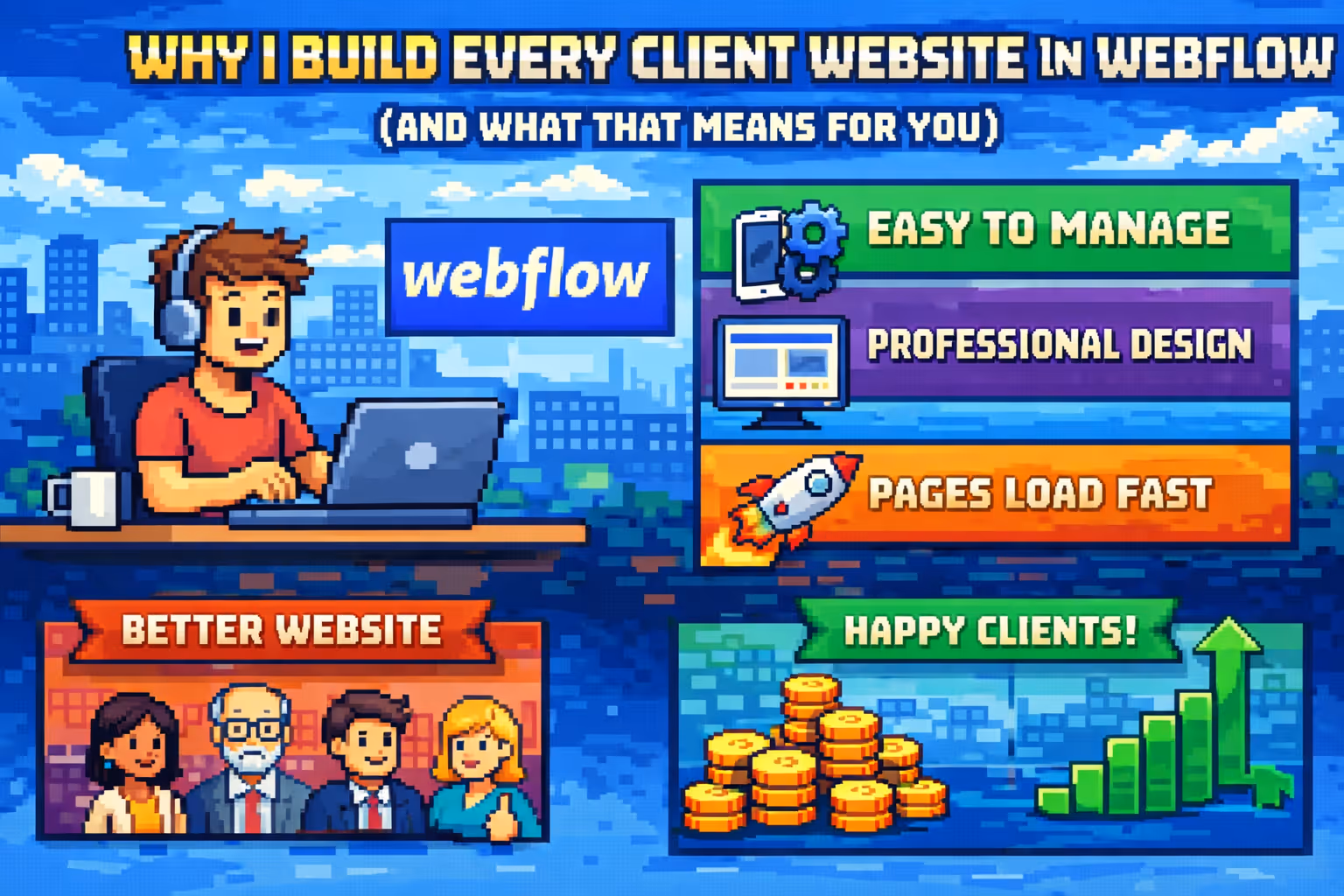 Why I build every client website in Webflow (and what that means for you)