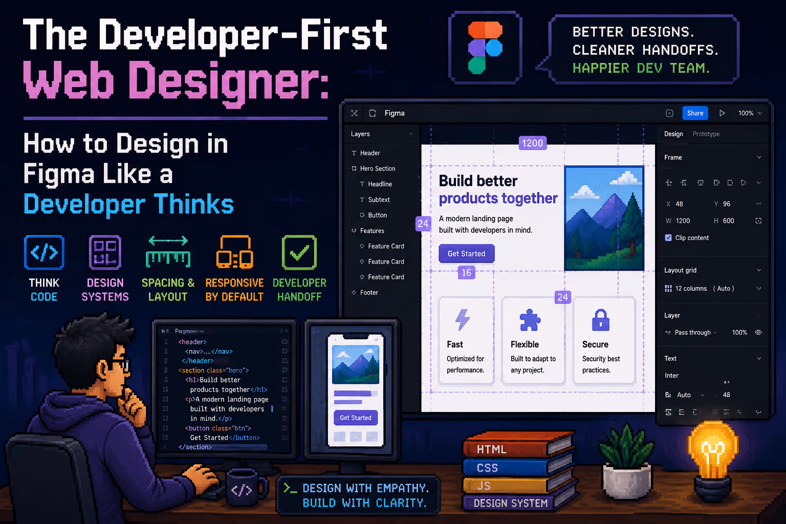 The Developer-First Web Designer: How to Design in Figma Like a Developer Thinks