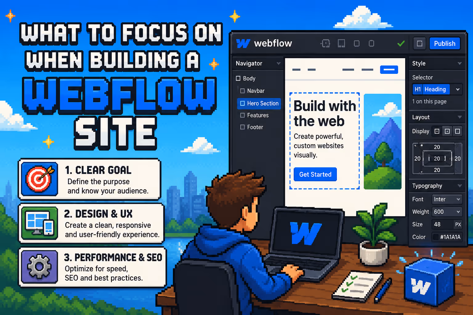 What to Focus on When Building a Webflow Site